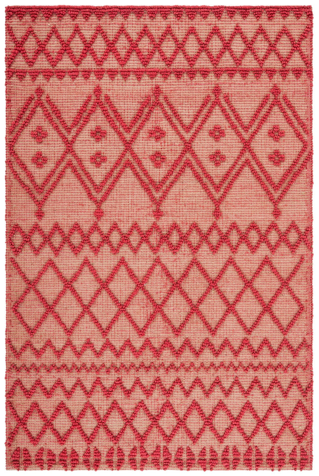 Safavieh Natural Fiber Nf219Q Red/Natural Rug.