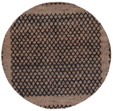 Safavieh Natural Fiber Nf222Z Black/Natural Rug.