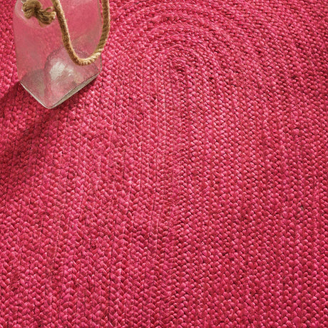 Safavieh Natural Fiber Nf801C Fuchsia/Natural Rug.