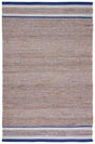 Safavieh Natural Fiber Nf874N Natural/Navy Rug.