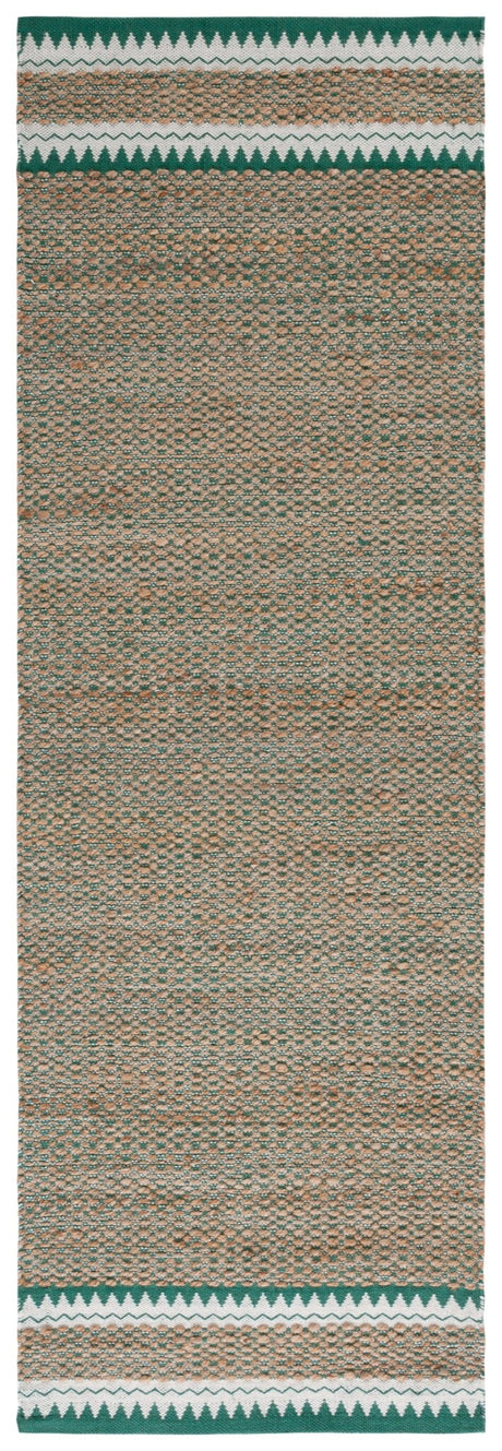 Safavieh Natural Fiber Nf874Y Natural/Green Rug.