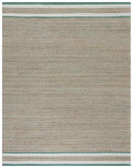 Safavieh Natural Fiber Nf874Y Natural/Green Rug.