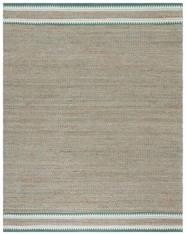 Safavieh Natural Fiber Nf874Y Natural/Green Rug.