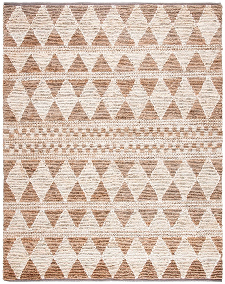 Safavieh Natural Fiber Nf958T Brown/Beige Rug.