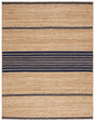 Safavieh Natural Fiber Nfb262N Natural/Navy Rug.