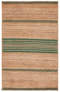Safavieh Natural Fiber Nfb262Y Natural/Green Rug.