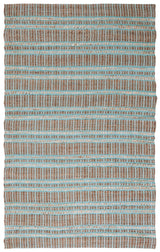 Safavieh Natural Fiber Nfb651K Teal/Natural Rug.