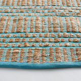 Safavieh Natural Fiber Nfb651K Teal/Natural Rug.