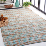 Safavieh Natural Fiber Nfb651K Teal/Natural Rug.