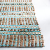 Safavieh Natural Fiber Nfb651K Teal/Natural Rug.