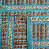 Safavieh Natural Fiber Nfb651K Teal/Natural Rug.
