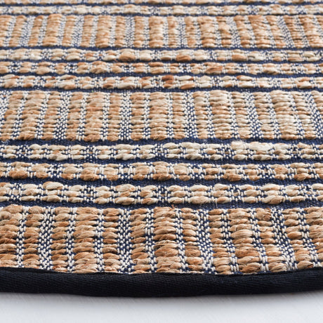 Safavieh Natural Fiber Nfb651N Navy/Natural Rug.