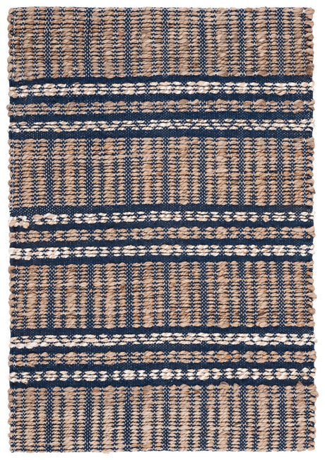 Safavieh Natural Fiber Nfb651N Navy/Natural Rug.