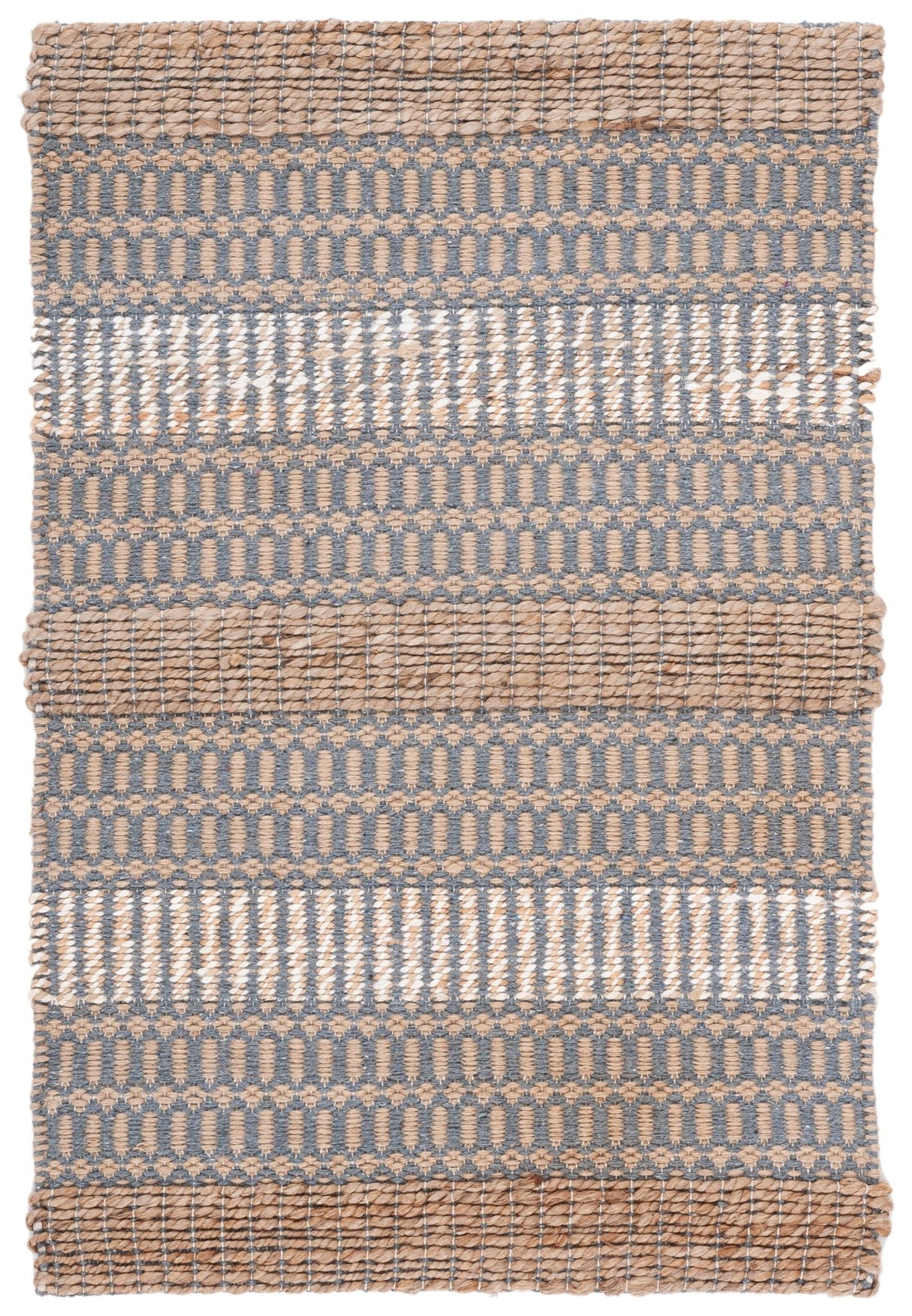 Safavieh Natural Fiber Nfb652F Grey/Natural Rug.