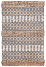 Safavieh Natural Fiber Nfb652F Grey/Natural Rug.