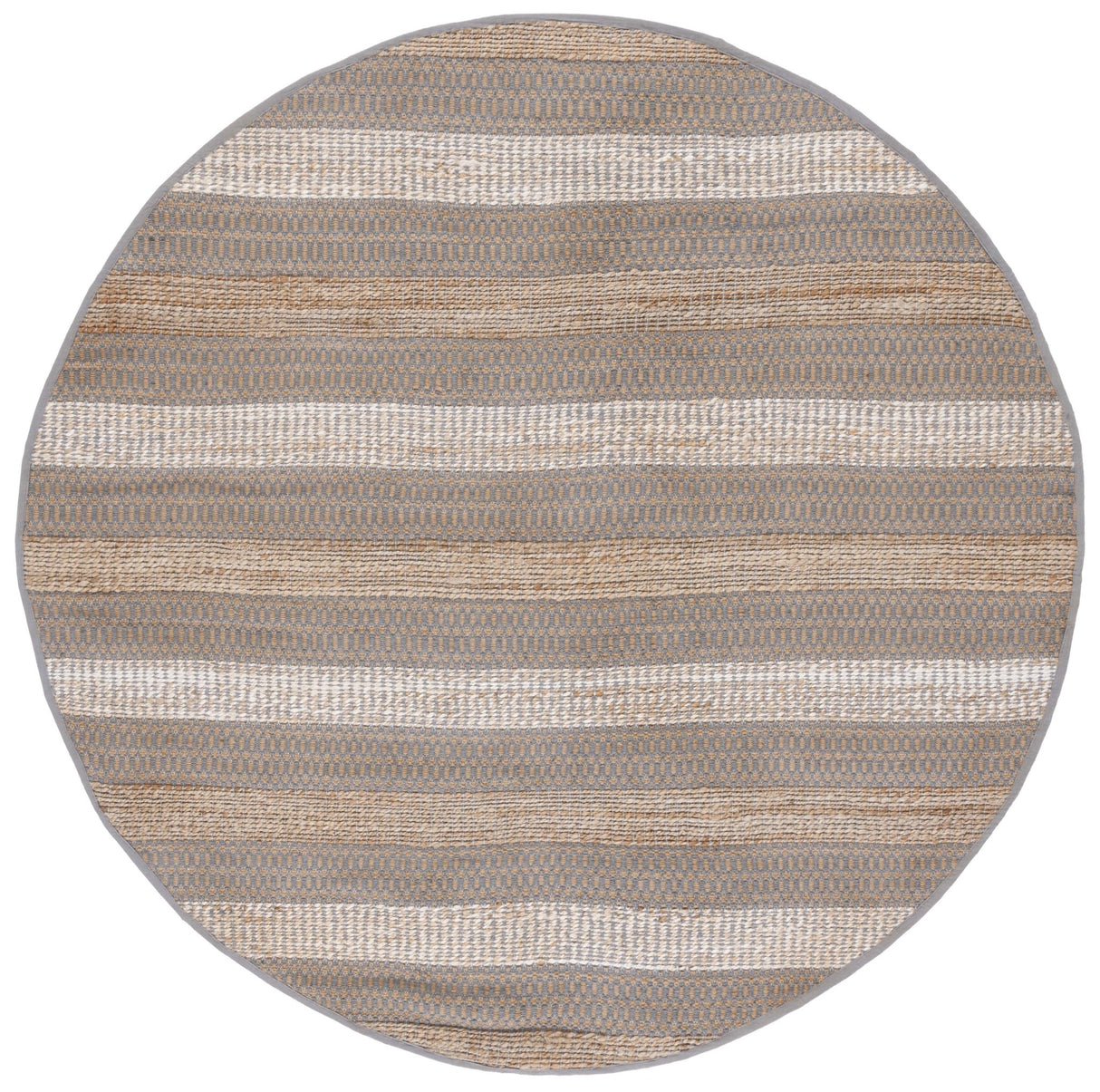 Safavieh Natural Fiber Nfb652F Grey/Natural Rug.