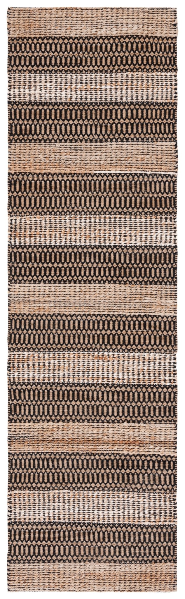 Safavieh Natural Fiber Nfb652Z Black/Natural Rug.