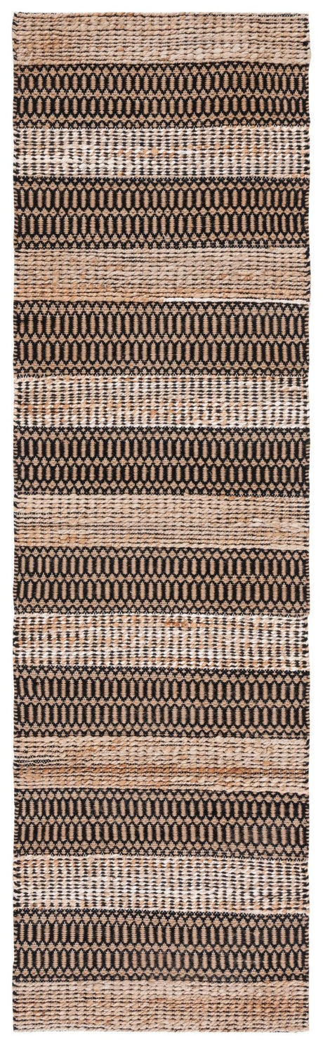 Safavieh Natural Fiber Nfb652Z Black/Natural Rug.