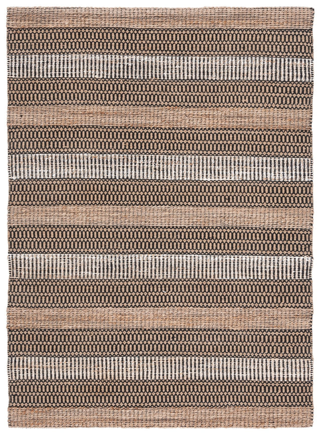 Safavieh Natural Fiber Nfb652Z Black/Natural Rug.