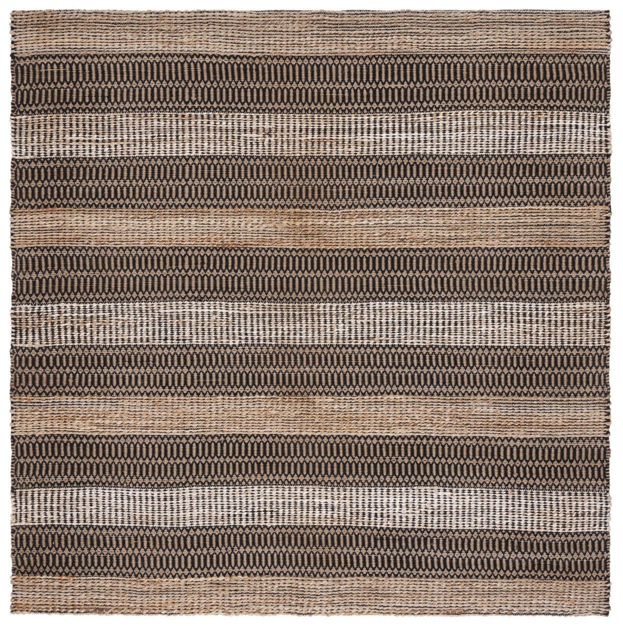Safavieh Natural Fiber Nfb652Z Black/Natural Rug.