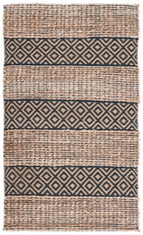 Safavieh Natural Fiber Nfb653H Charcoal/Natural Rug.