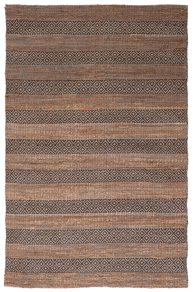 Safavieh Natural Fiber Nfb653H Charcoal/Natural Rug.