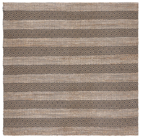 Safavieh Natural Fiber Nfb653H Charcoal/Natural Rug.