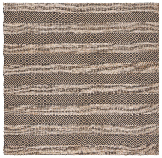 Safavieh Natural Fiber Nfb653H Charcoal/Natural Rug.