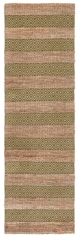 Safavieh Natural Fiber Nfb653Y Green/Natural Rug.