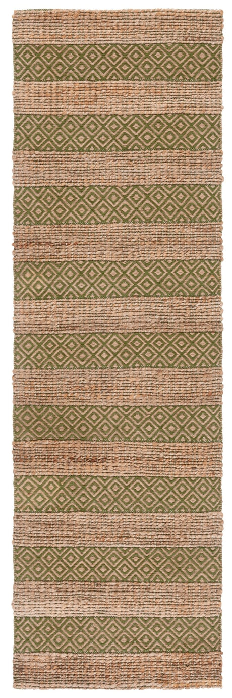 Safavieh Natural Fiber Nfb653Y Green/Natural Rug.