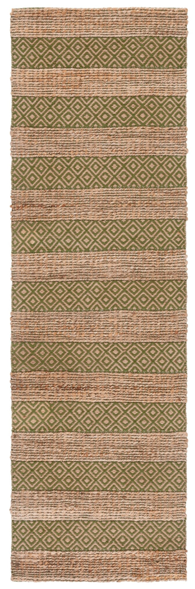 Safavieh Natural Fiber Nfb653Y Green/Natural Rug.