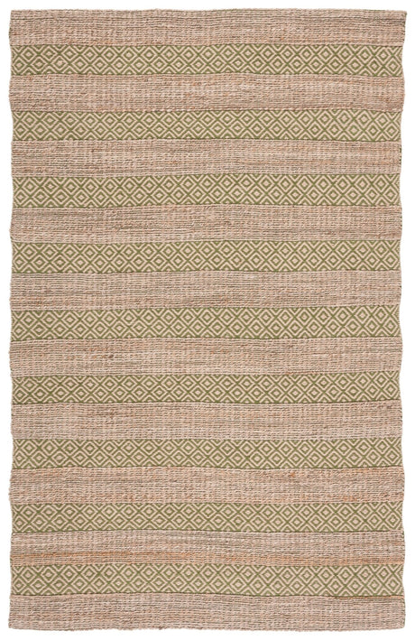 Safavieh Natural Fiber Nfb653Y Green/Natural Rug.