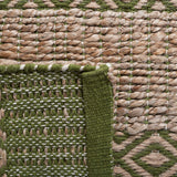 Safavieh Natural Fiber Nfb653Y Green/Natural Rug.