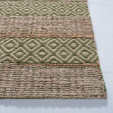 Safavieh Natural Fiber Nfb653Y Green/Natural Rug.
