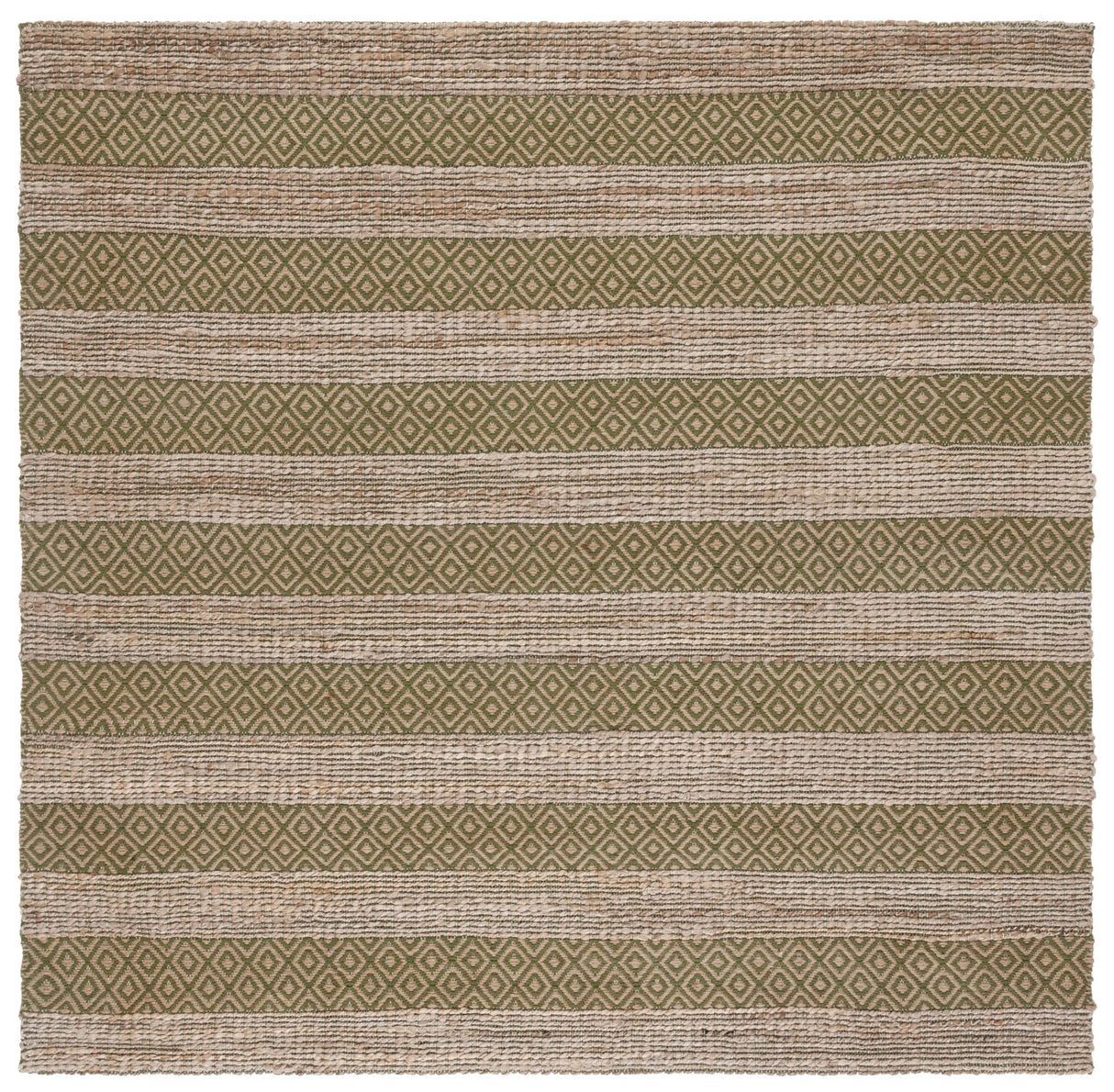 Safavieh Natural Fiber Nfb653Y Green/Natural Rug.