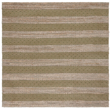 Safavieh Natural Fiber Nfb653Y Green/Natural Rug.