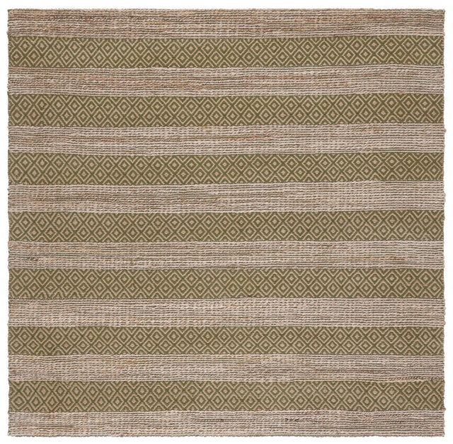Safavieh Natural Fiber Nfb653Y Green/Natural Rug.