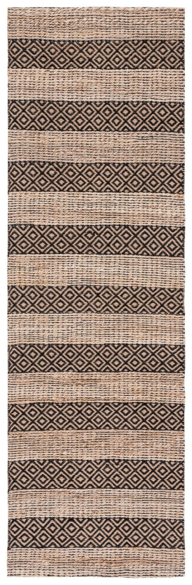 Safavieh Natural Fiber Nfb653Z Black/Natural Rug.