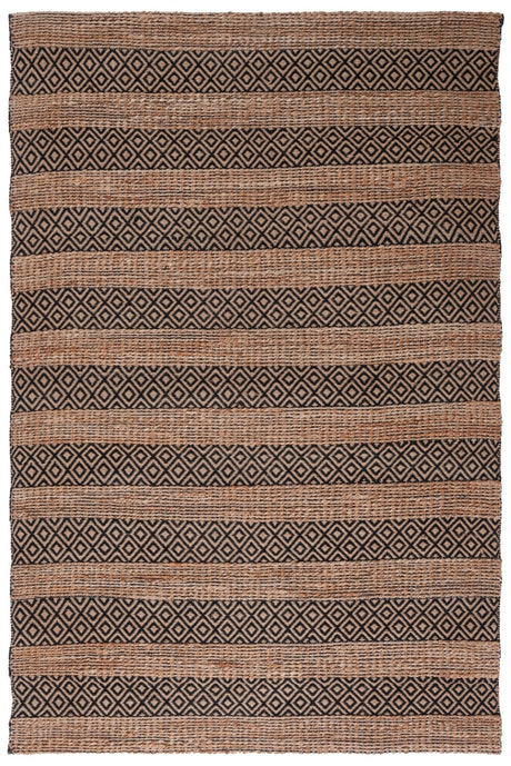 Safavieh Natural Fiber Nfb653Z Black/Natural Rug.