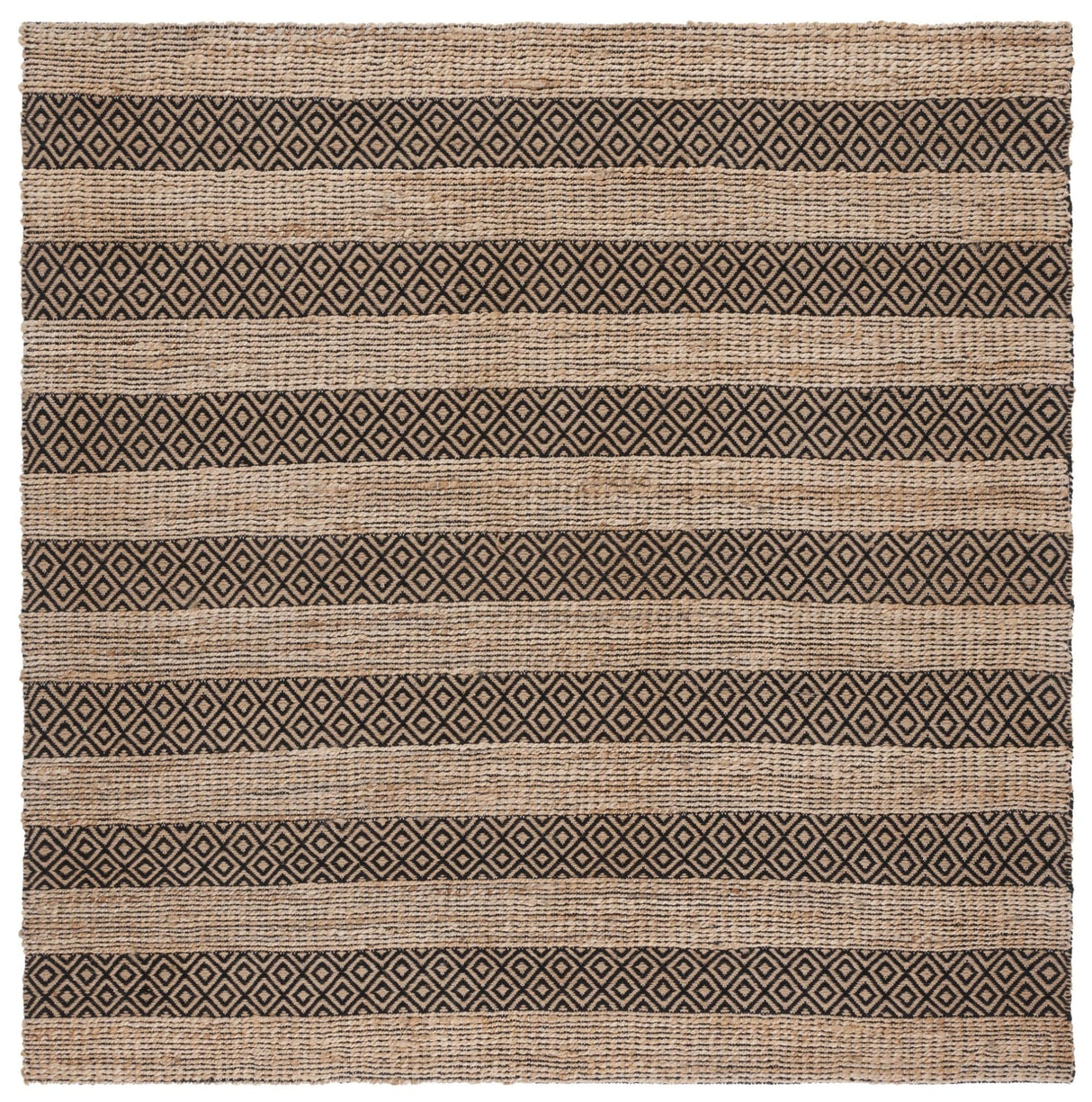 Safavieh Natural Fiber Nfb653Z Black/Natural Rug.