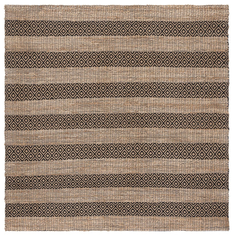 Safavieh Natural Fiber Nfb653Z Black/Natural Rug.