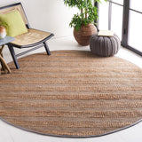 Safavieh Natural Fiber Nfb654F Grey/Natural Rug.