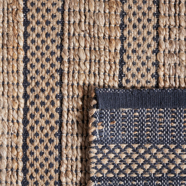 Safavieh Natural Fiber Nfb654Z Black/Natural Rug.