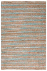 Safavieh Natural Fiber Nfb655K Teal/Natural Rug.