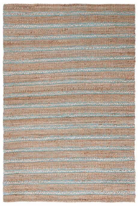 Safavieh Natural Fiber Nfb655K Teal/Natural Rug.