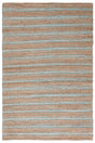 Safavieh Natural Fiber Nfb655K Teal/Natural Rug.
