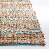 Safavieh Natural Fiber Nfb655K Teal/Natural Rug.