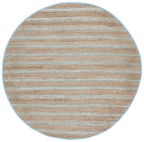 Safavieh Natural Fiber Nfb655K Teal/Natural Rug.