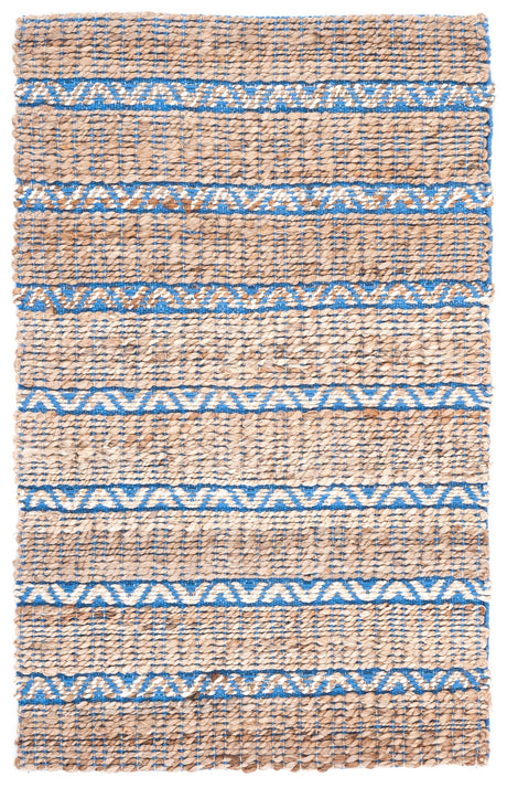 Safavieh Natural Fiber Nfb655M Blue/Natural Rug.