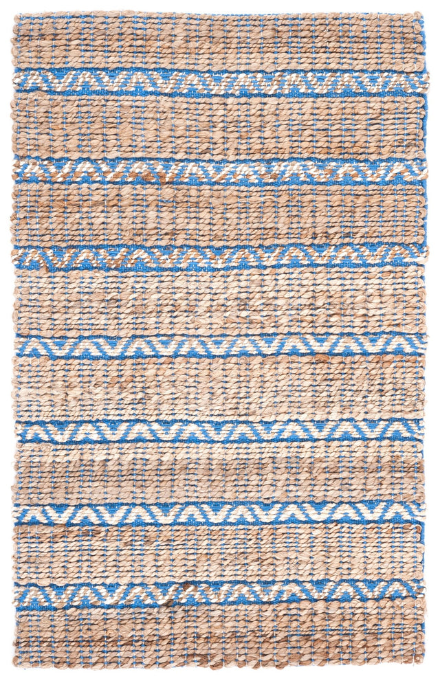 Safavieh Natural Fiber Nfb655M Blue/Natural Rug.